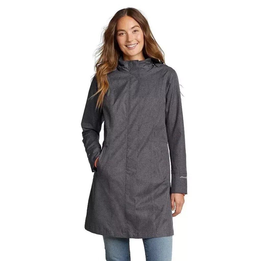 Eddie Bauer Women's Girl On The Go Trench Coat, Medium Size, New